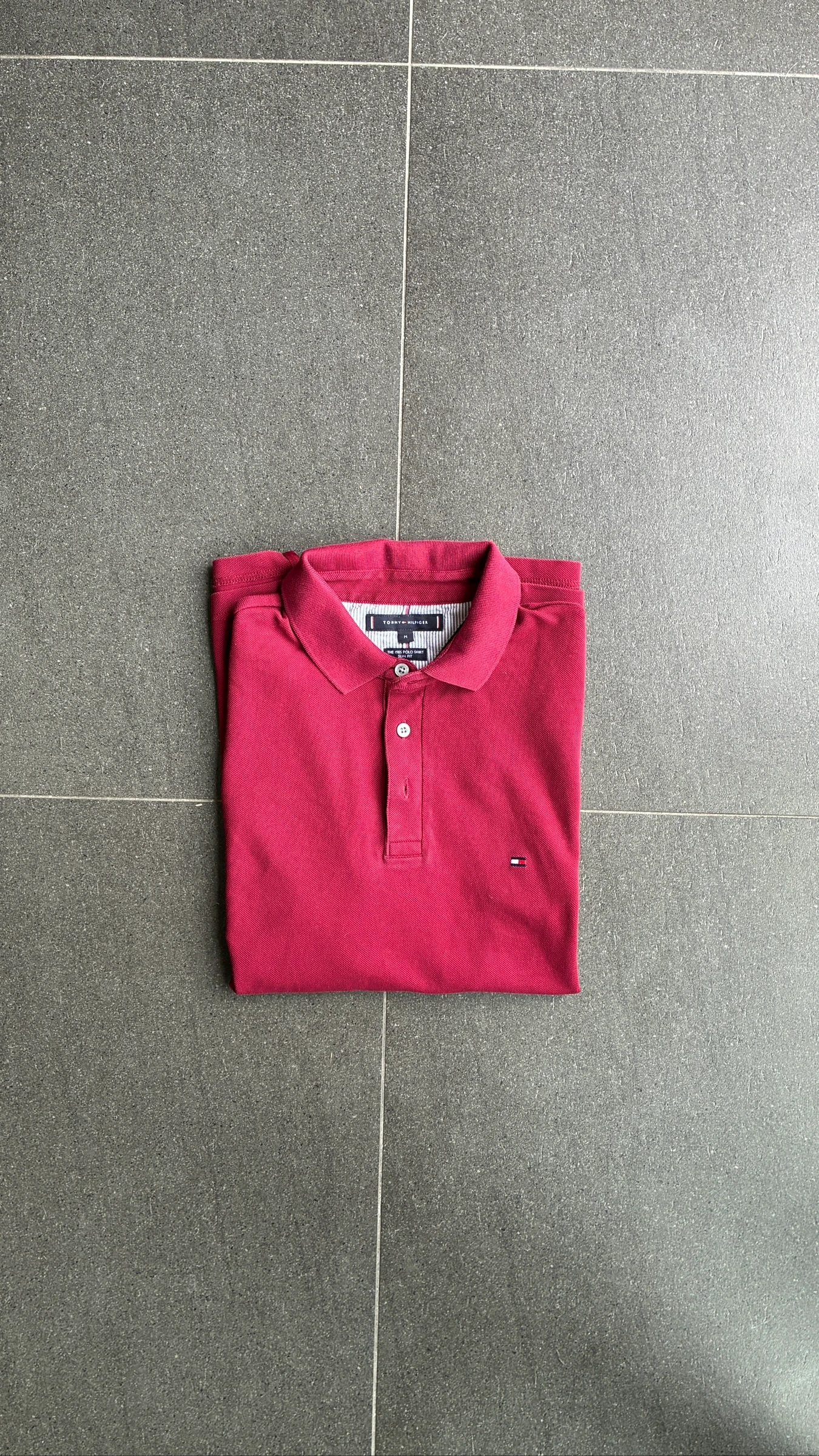Polo Tommy rouge – Taille M